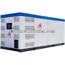 Global warranty 750KVA Daewoo soundproof diesel generator set with CE approved